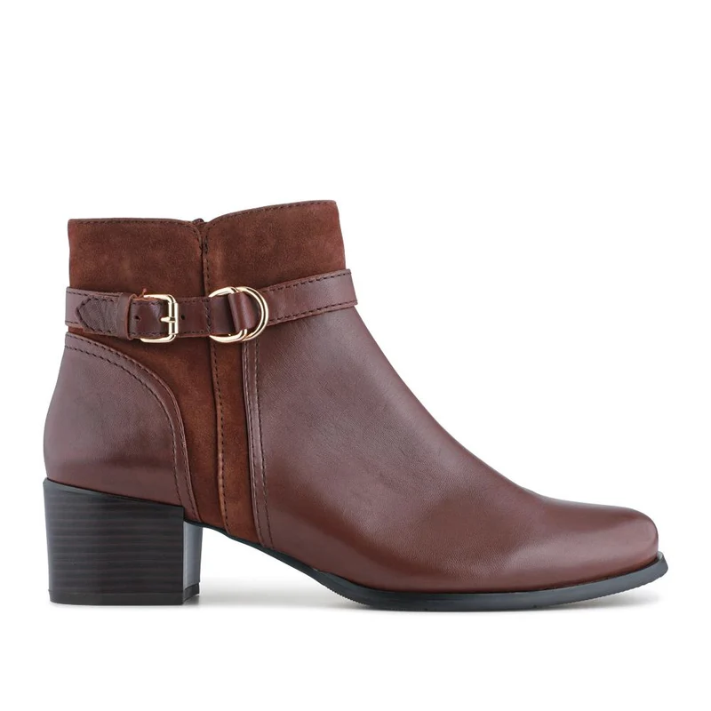 Sarina Heeled Ankle Boots - SARINA / 324 527 - Brown