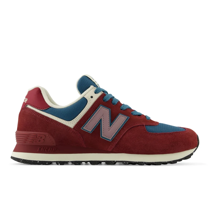 New Balance Herren 574 Fashion Sneakers - Purpurrot / Terrarium