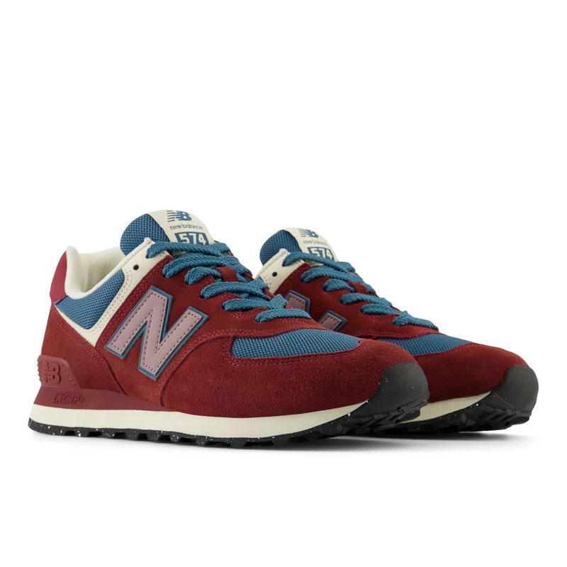 New Balance Herren 574 Fashion Sneakers - Purpurrot / Terrarium