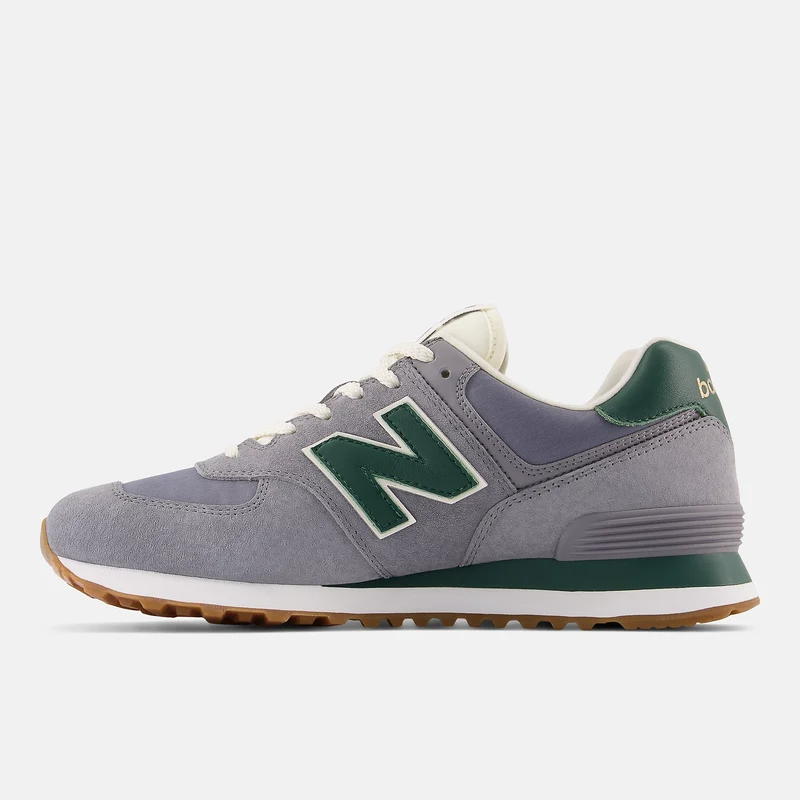 New Balance Herren 574 Fashion Trainer - Grau / Grün