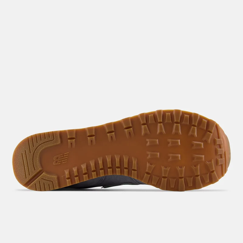 New Balance Herren 574 Fashion Trainer - Grau / Grün
