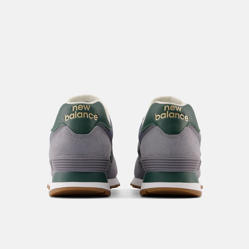 New Balance Herren 574 Fashion Trainer - Grau / Grün