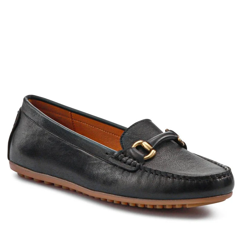 Athikia Leather Slip-On Shoes - ATHIKIA / 327 109