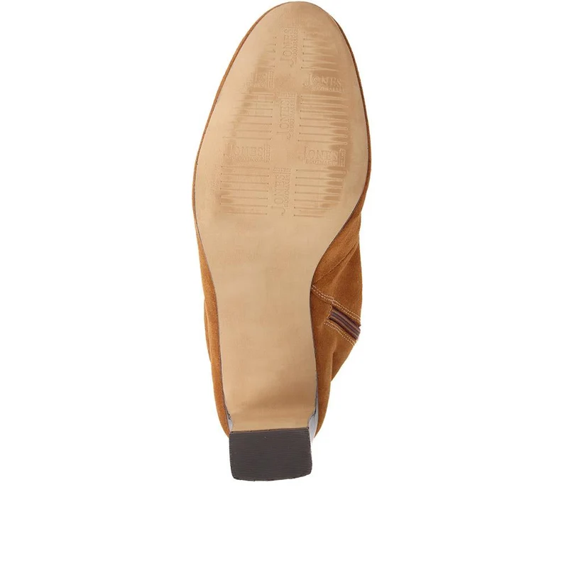 Lorah Leather Lace-Up Boots - LORAH / 324 248 - Cognac