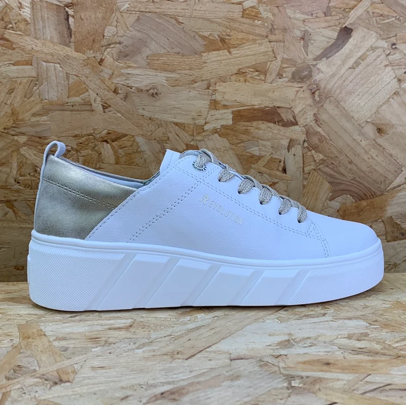 Rieker Damen Revolution Fashion Trainer – Weiß