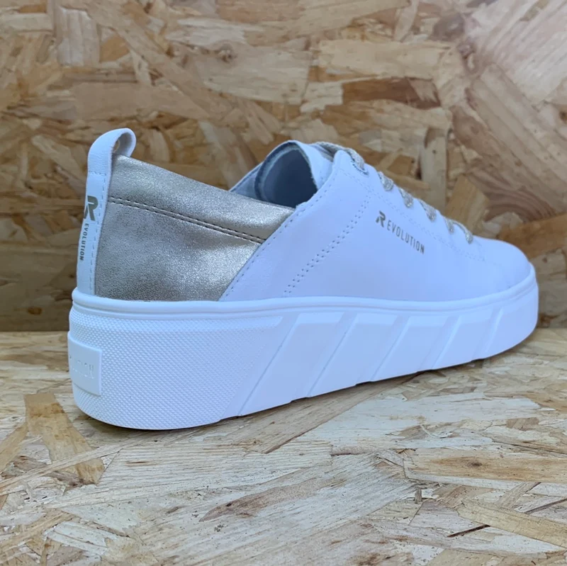 Rieker Damen Revolution Fashion Trainer – Weiß