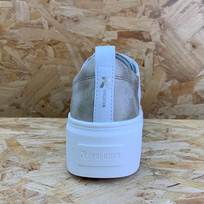 Rieker Damen Revolution Fashion Trainer – Weiß