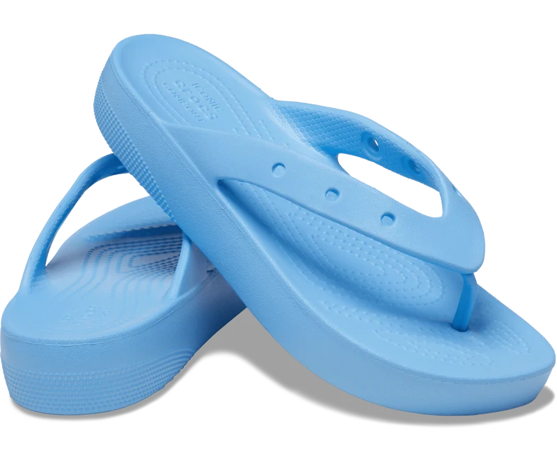 Crocs Unisex Klassischer Plateau-Flip-Flop - Sauerstoff