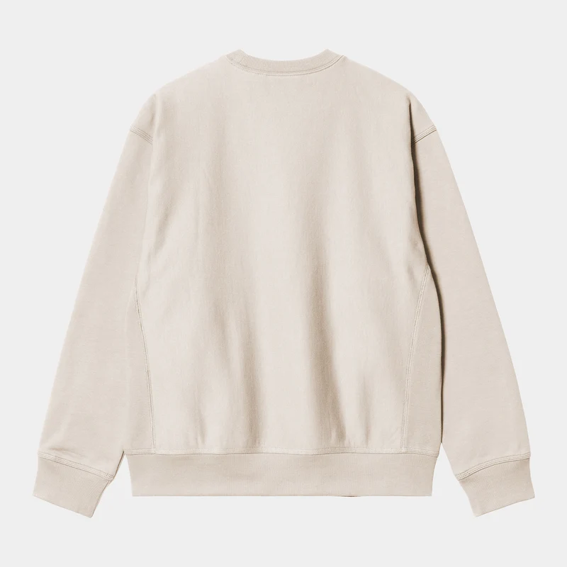 Carhartt WIP Herren American Script Sweatshirt - Moonbeam