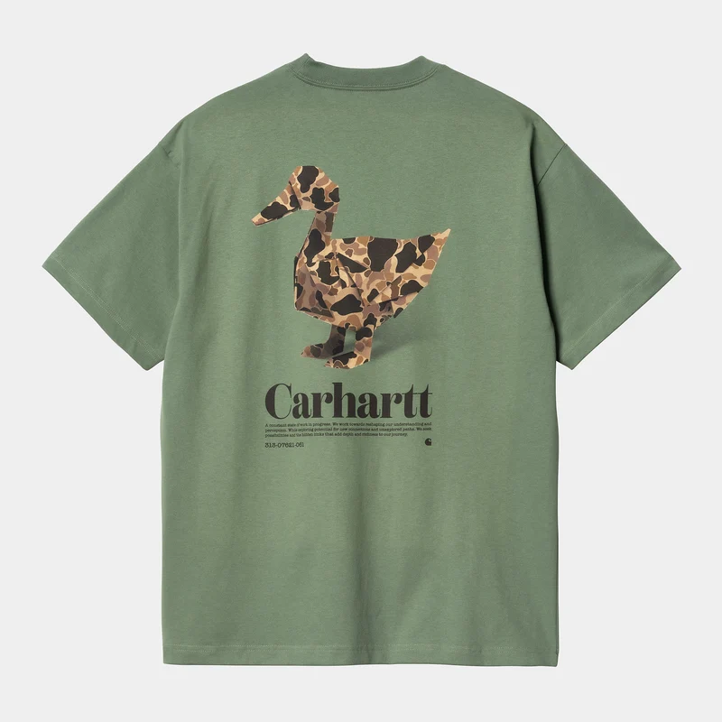 Carhartt WIP Herren Fold Duck T-Shirt - Entengrün
