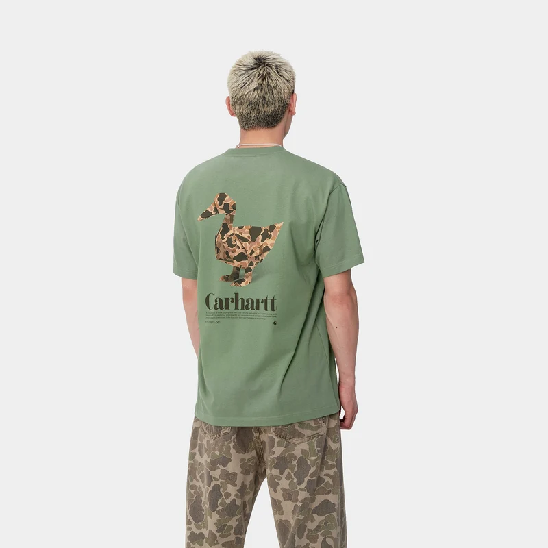 Carhartt WIP Herren Fold Duck T-Shirt - Entengrün