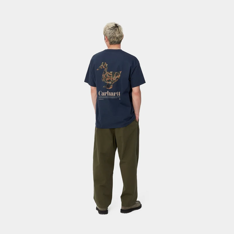 Carhartt WIP Fold Duck T-Shirt für Herren - Air Force Blau