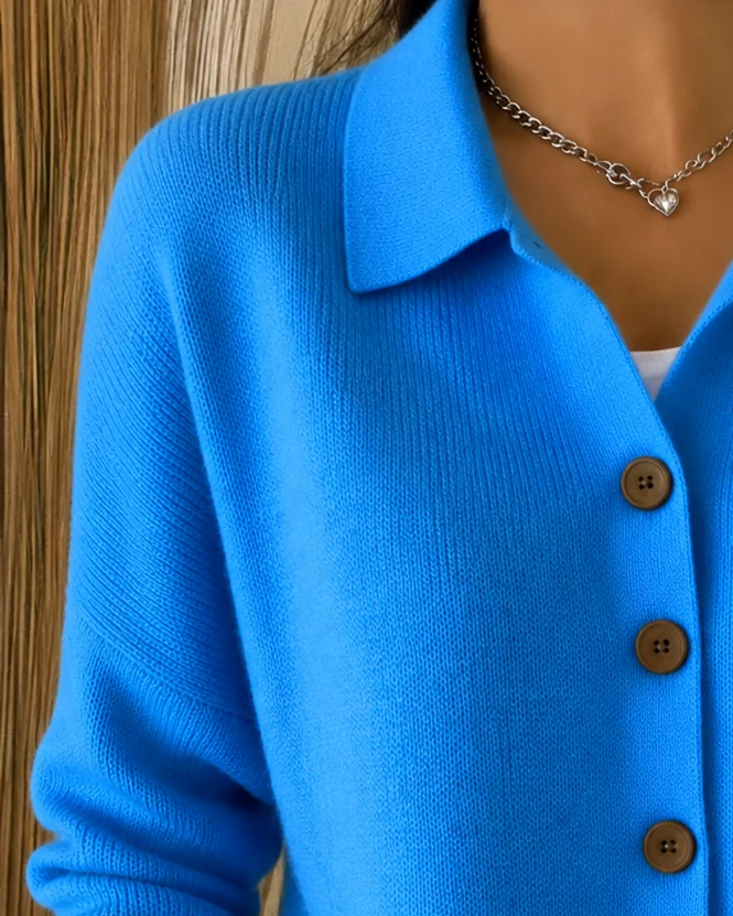 Charlotte | Strickjacke Mit Eleganter Knopfleiste Und Kragen