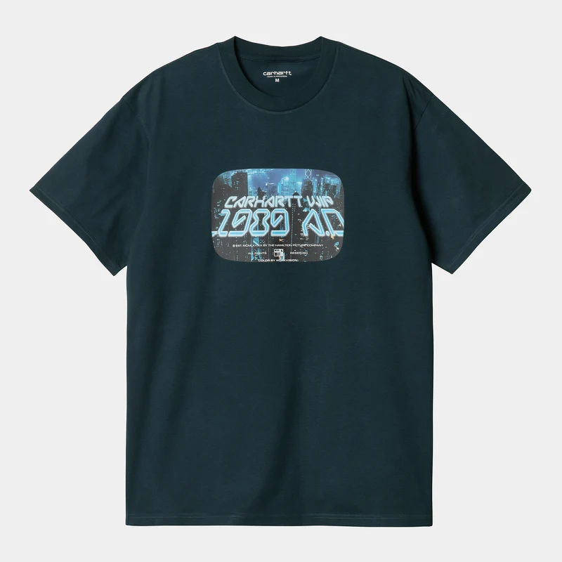 Carhartt WIP Greatest Flicks T-Shirt für Herren – Deep Lagoon