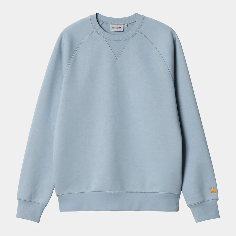 Carhartt WIP Herren Chase Sweat Top - Frosted Blue