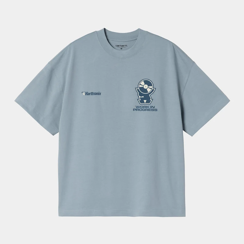 Carhartt WIP Herren Harttronix T-Shirt – Frosted Blue