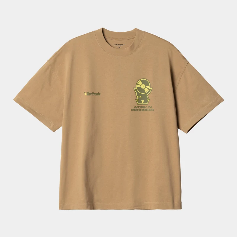 Carhartt WIP Herren Harttronix T-Shirt – Dusty Hamilton Brown
