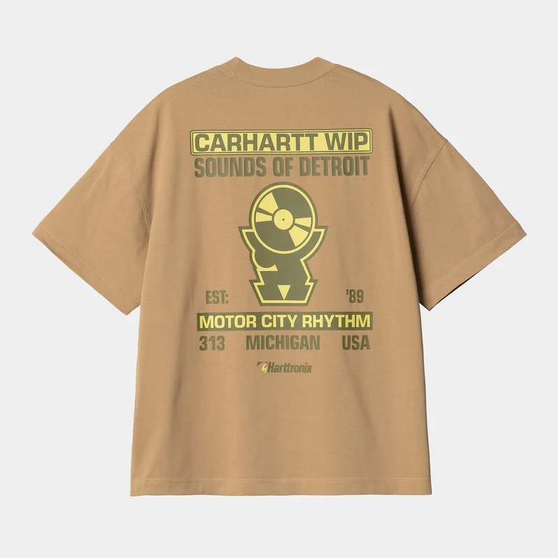 Carhartt WIP Herren Harttronix T-Shirt – Dusty Hamilton Brown