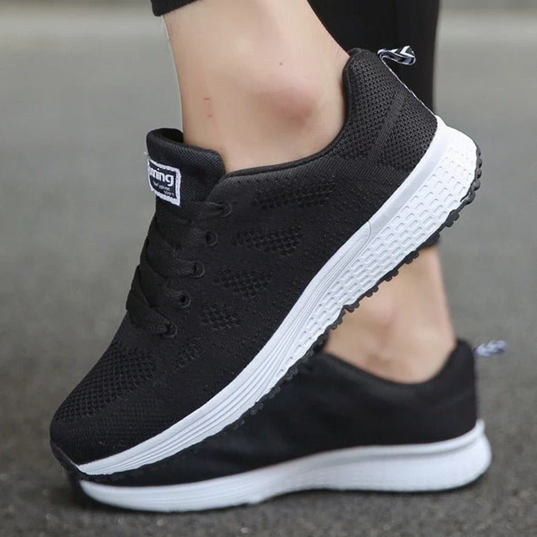 Evelyn | Atmungsaktive Orthopädische Damen-Sneaker Mit Strickdesign