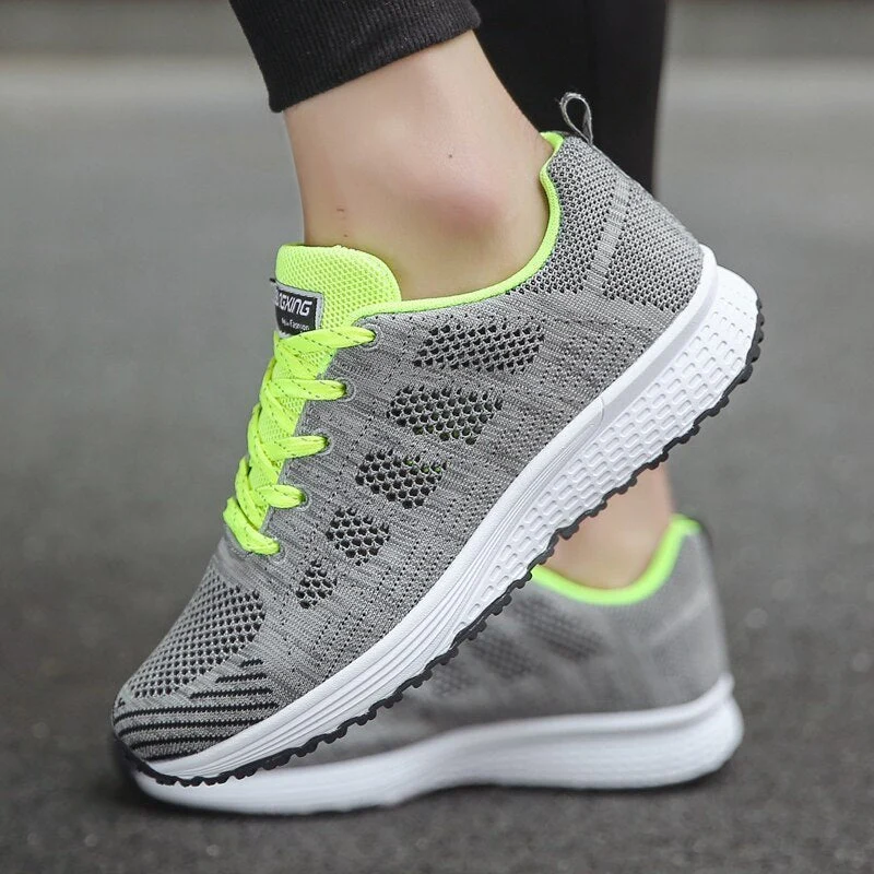 Evelyn | Atmungsaktive Orthopädische Damen-Sneaker Mit Strickdesign