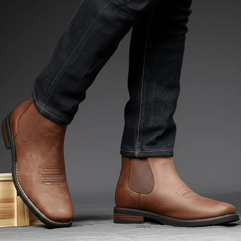 Noah | Orthopädische Chelsea Herrenstiefel Mit Komfortabler Slip-On-Passform