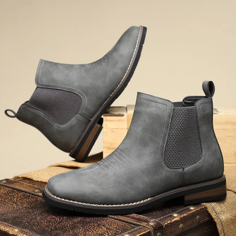 Noah | Orthopädische Chelsea Herrenstiefel Mit Komfortabler Slip-On-Passform