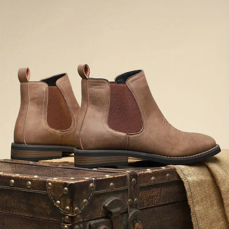 Noah | Orthopädische Chelsea Herrenstiefel Mit Komfortabler Slip-On-Passform