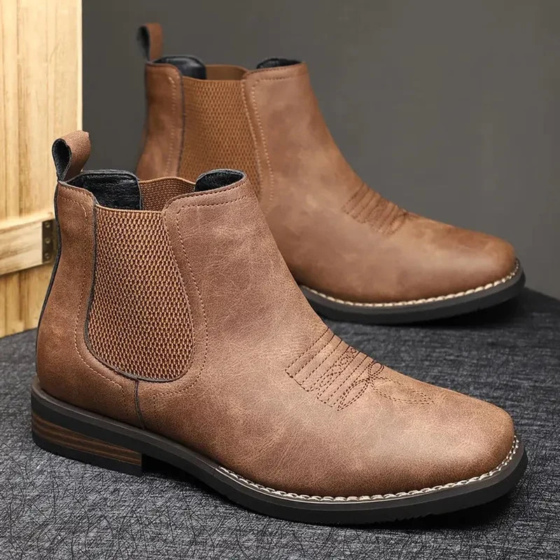 Noah | Orthopädische Chelsea Herrenstiefel Mit Komfortabler Slip-On-Passform