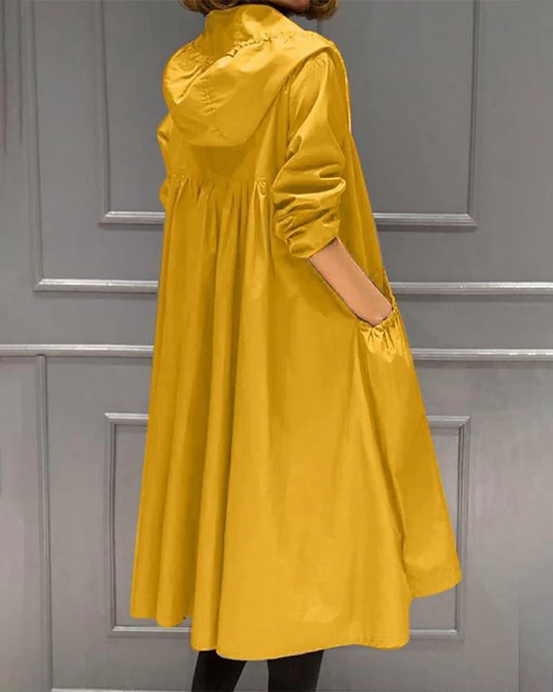Isabella | Elegante Und Wasserdichte Jacke in A-Linie
