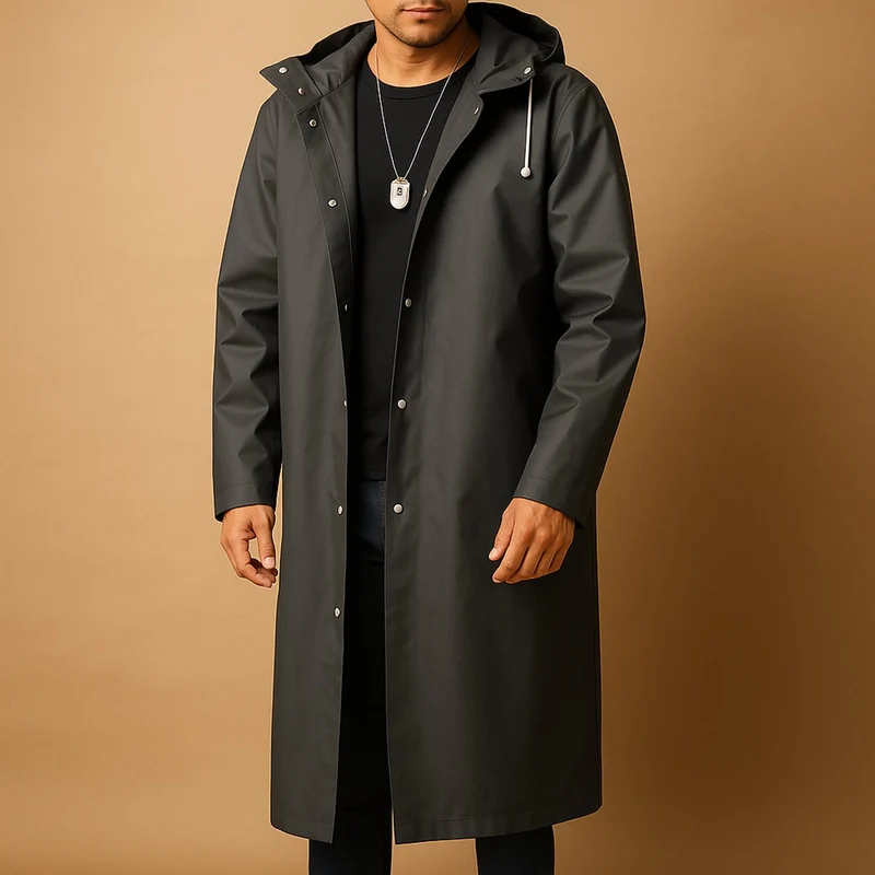 Lukas | Stilvolle Und Wasserdichte Herren Regenjacke