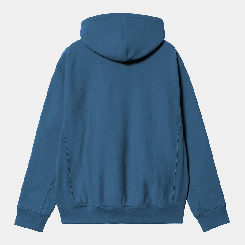 Carhartt WIP Herren American Script Hoodie - Sodalite