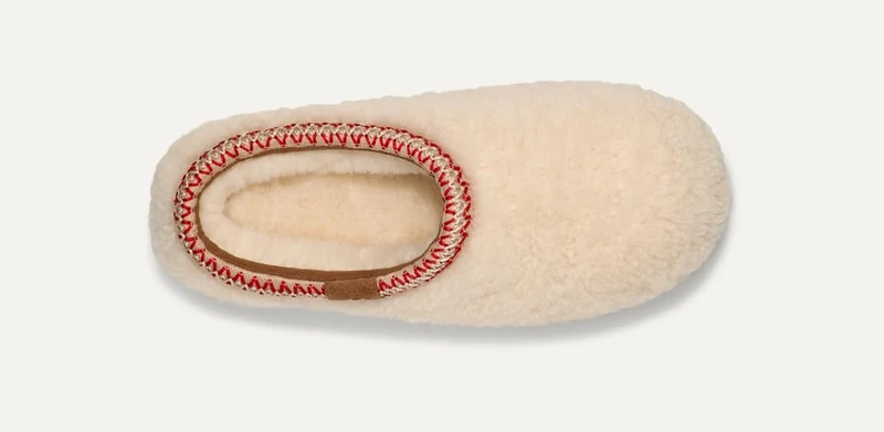 UGG Tasman Maxi Curly Slipper für Damen - Natur