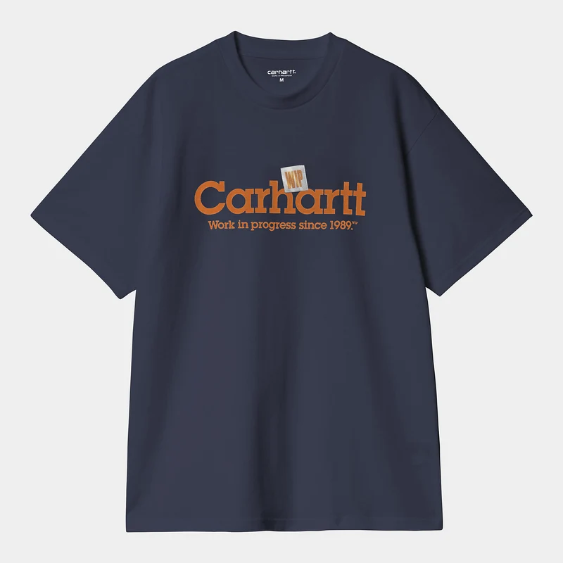 Carhartt WIP T-Shirt mit Logo-Print für Herren - Blau