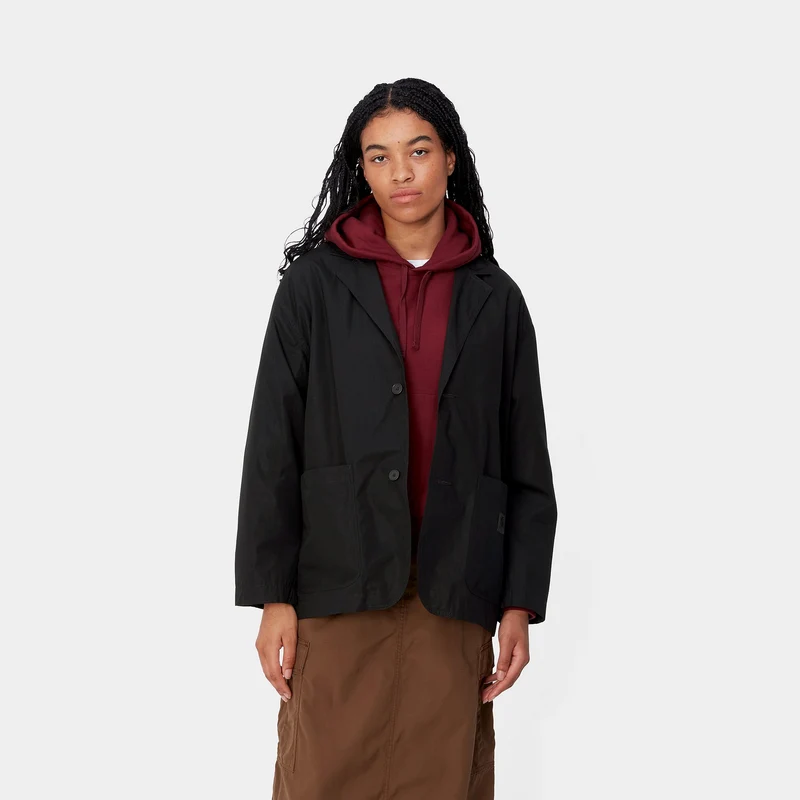 Carhartt WIP Blazerjacke „Franky“ für Damen - Schwarz