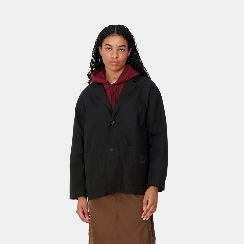 Carhartt WIP Blazerjacke „Franky“ für Damen - Schwarz