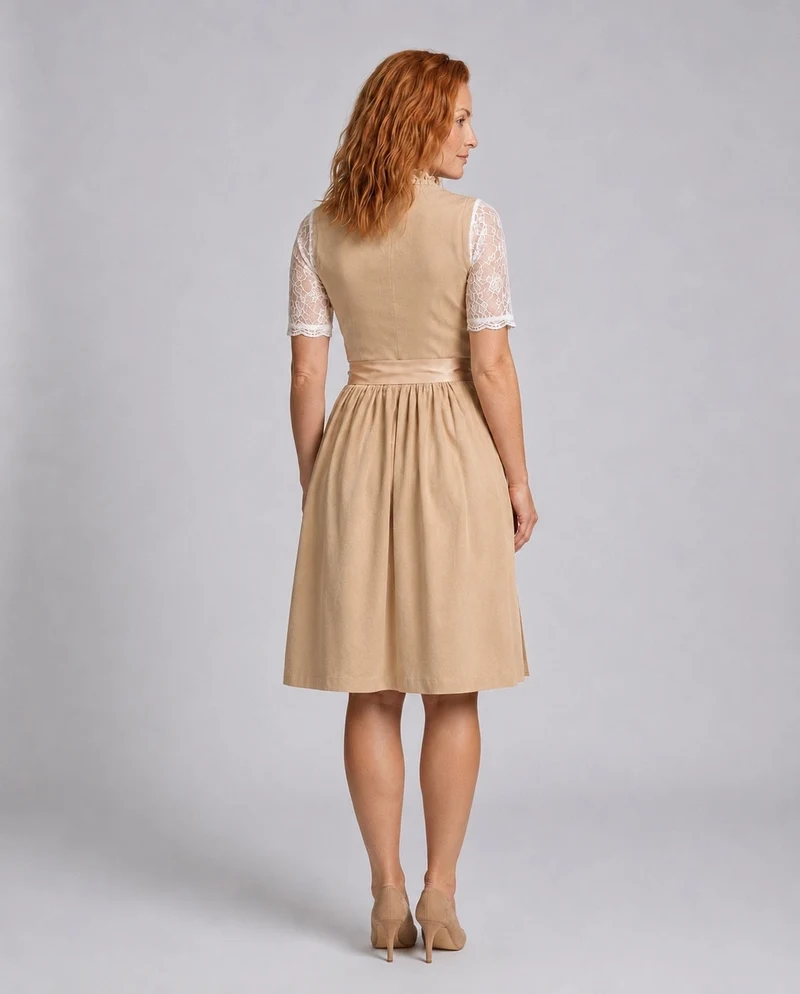 Theresa | Romantisches Oktoberfest Dirndlkleid Mit Spitzenbluse