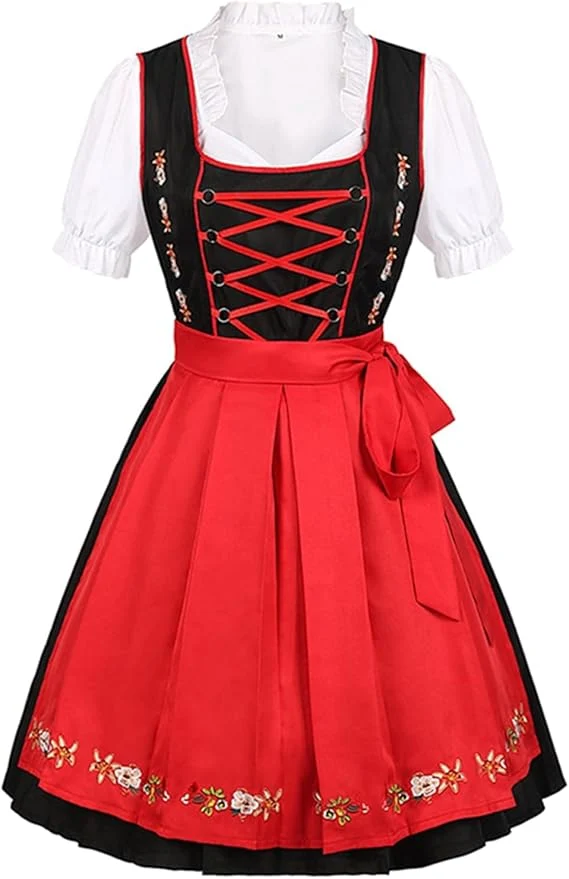 Hannah | Traditionelles Oktoberfest Dirndlkleid Mit Schürze