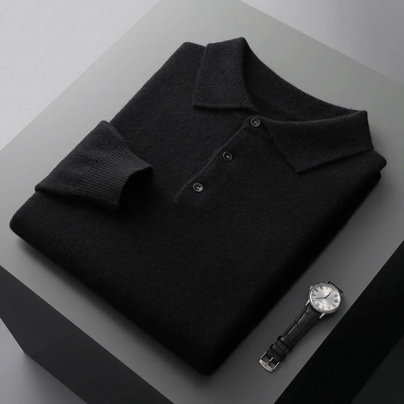 Ethan | Eleganter Strick-Polo Pullover Für Herren Mit Zeitlosem Stil