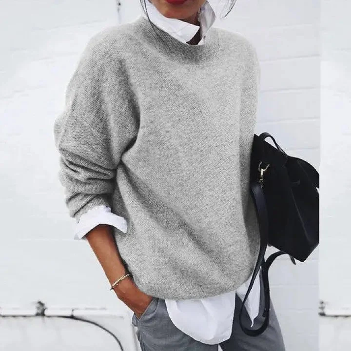 Charlotte | Eleganter Kaschmir-Mix Pullover Mit Entspannter Passform