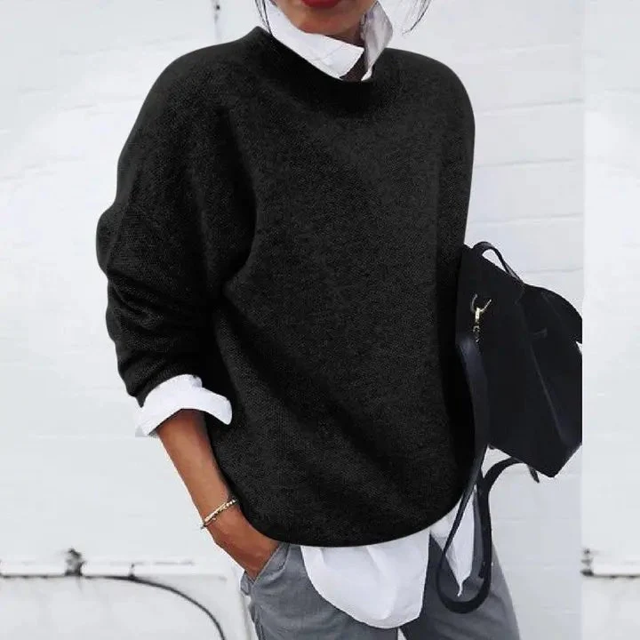 Charlotte | Eleganter Kaschmir-Mix Pullover Mit Entspannter Passform