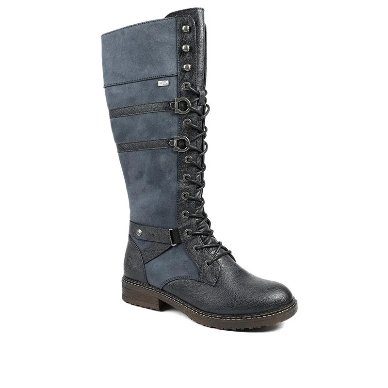 Rieker Lace & Zip Long Boots - RKR42547 / 328 187