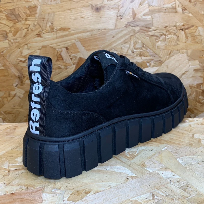 Refresh Mode-Sneaker für Damen – Schwarz