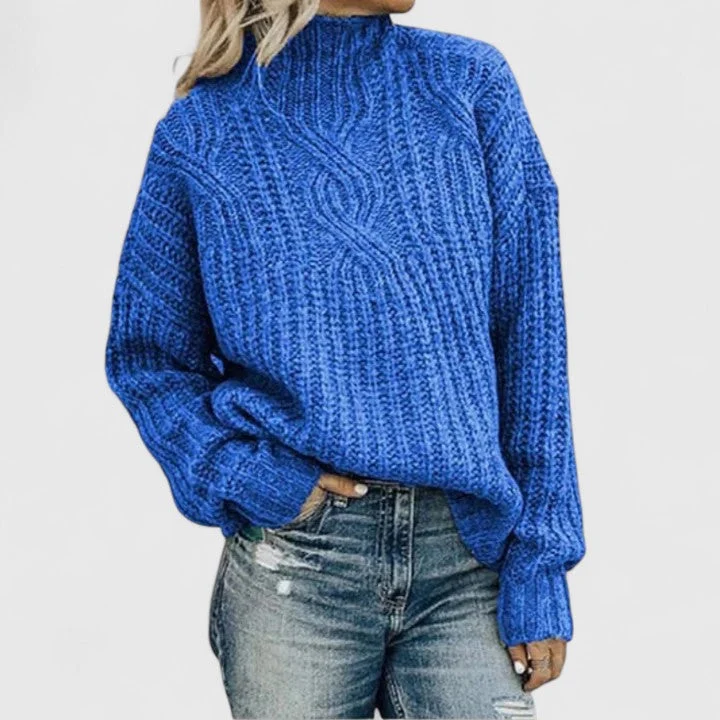 Isabella | Gemütlicher Und Stilvoller Zopfstrickpullover Für Damen