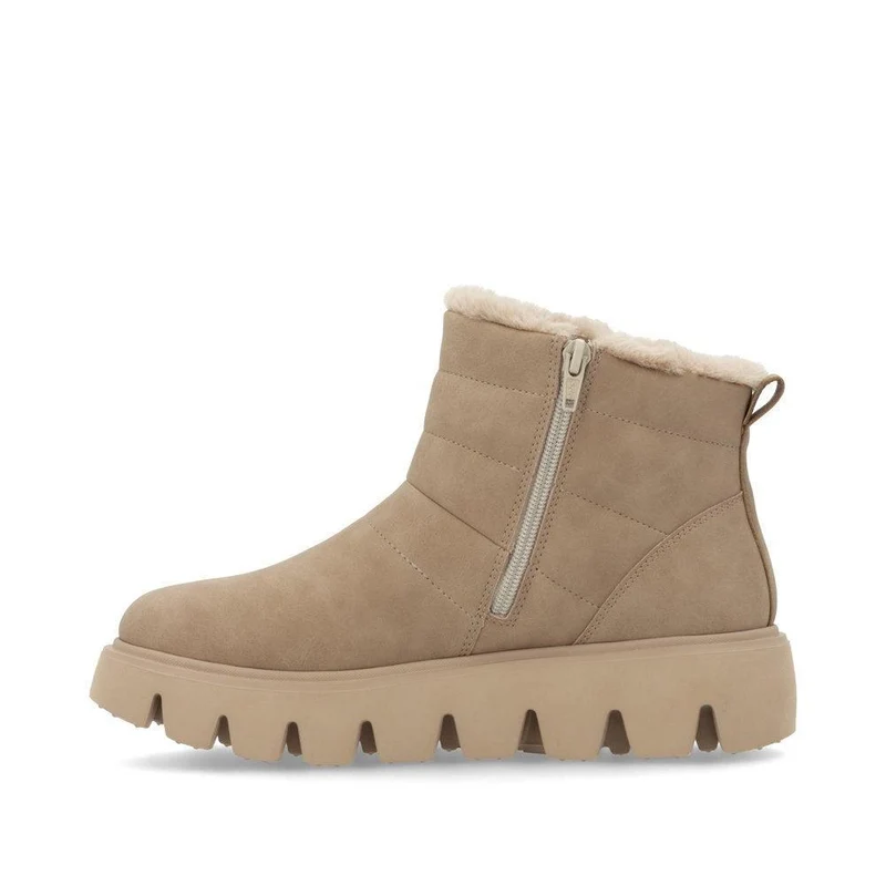 Rieker Damen Stiefelette Evolution mit Fleecefutter - Beige