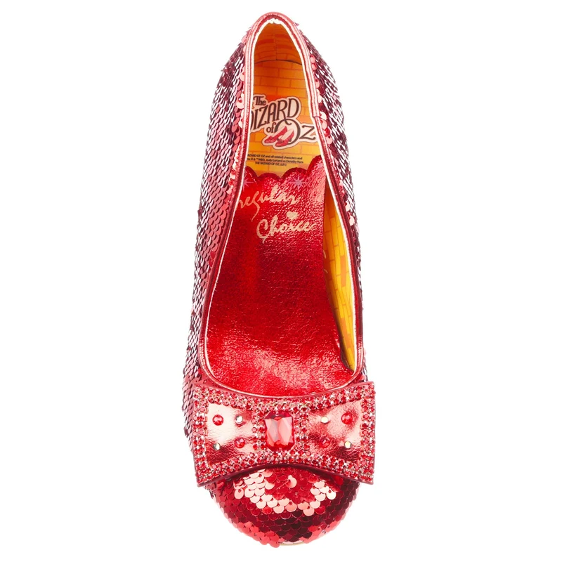 Irregular Choice Womens Wizard of Oz Think of Home Again High Heel - Rot