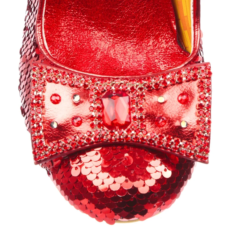 Irregular Choice Womens Wizard of Oz Think of Home Again High Heel - Rot