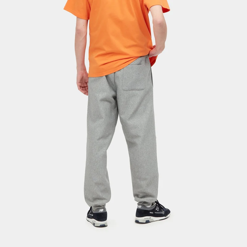 Carhartt WIP Herren American Script Jogginghose - Grau meliert