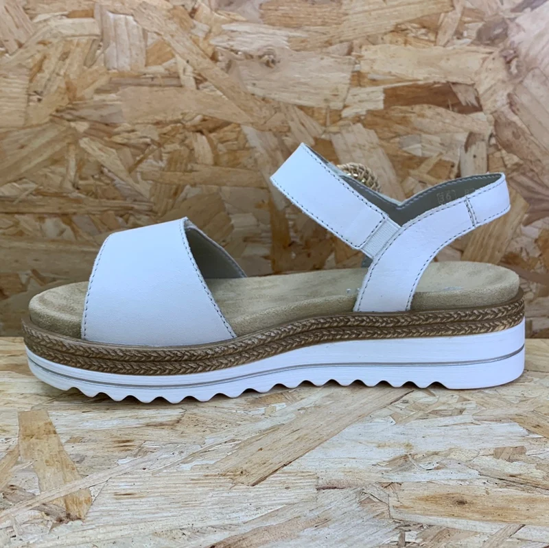 Remonte Mode-Plateau-Sandale für Damen – Beige