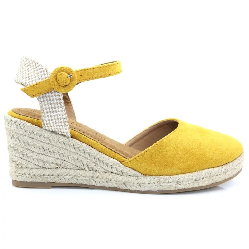 Refresh Keilsandalette für Damen – Gelb