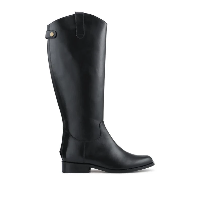 Daliah Leather Long Boots - DALIAH / 328 440 - Black